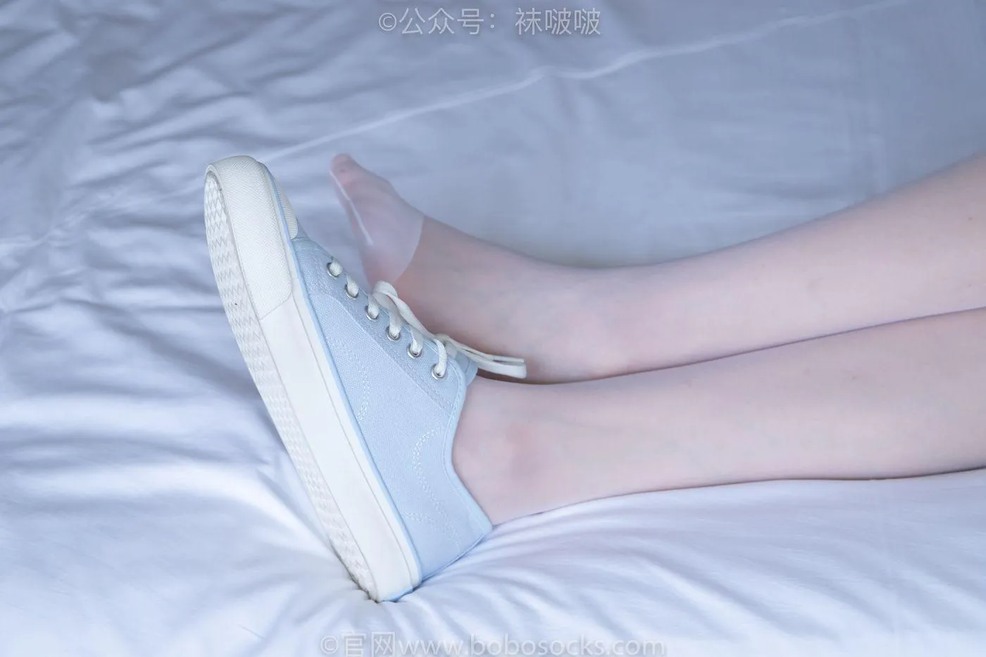[BoBoSocks袜啵啵]NO.005 小甜豆-帆布鞋、薄白丝 [133P]插图7